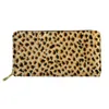 Portafogli Leopard Pattern Fashion Portamonete Decorazione di stoccaggio Moneybag Regalo per ragazza Donna Portafoglio con cerniera riutilizzabile Portafogli