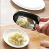 Fruit groentegereedschap keuken eetbar huis tuingarlic press rocker roestvrij staal gember breker keuken peeler borstel knoflook gereedschap se