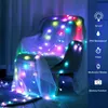 Dizeler Renk Tatil Işık Topu LED String Pil Uzak Lamba Ampulü Su Geçirmez Açık Düğün Noel Stringled