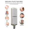 Sin vacío Cryo Maxlipo Cryolipolysis Congelación de grasa EMS Máquina de adelgazamiento de placa criogénica