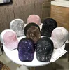 Козырьки женские шипованные кристаллы горного хрусталя регулируемая бейсбольная кепка Sparkle Bling Sun HatVisors