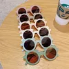 Gafas de sol redondas bonitas a la moda para niños y niñas, gafas de sol Vintage con protección UV, gafas clásicas para niños RL164