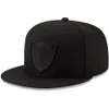 Nowy piłka nożna Snapback Hats Team 49 Czarne kolorowe czapki Snapback Regulowane mix zamówienie Zamów wszystkich czapek