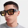 2022 Новые 60%от белых квадратных солнцезащитных очков мужчин OW40014 Чистые красные женщины белые и черные солнцезащитные очки UV400 Высококачественные солнцезащитные очки для мужчин
