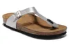 Gizeh Hochwertige Marken-Designer-Kork-Hausschuhe für Herren, Sommer-Gummi-Sandalen, Strand-Slide, modische Abnutzungs-Hausschuhe, Innenschuhe, Größe EUR 34–46