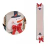 UPS Love Christmas Linen Old Man Snowman Table 플래그 홈 식탁 절연 매트 홀리데이 장식 식당 식당 매트 식탁보 레이아웃