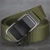 Belts Belt Men's Automatic Buckle Toothless Trend Nylon Canvas Young People All-match Casual Pants BeltBelts