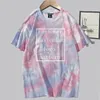 Personnalisé Anime T Shirt Client Personnaliser Tie Dye Tops Motif Homme et Femme 220614