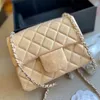 18C Womens Crossbody Designer Bags Plain Color Genuine Leather Classic Handbag Flap Mini Timeless Diamond Quilting Diamond-encrust180u