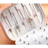 Storage Boxes & Bins Jewelry Organizer Box Portable Display Travel Waterproof Case Necklace Pendant Earring Bracelet Ring Holder Womens BagS