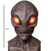 Halloween DIY Alien Masks Cosplay Cosplay Fantas do Halloween Party Latex Máscara facial completa Prop Terror Capfearia Doll Misnecaerade 2208169996938