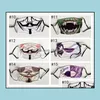 Designer maskers houseKee Organisation Home Garden ll Halloween katoenmasker mode pompoen herbruikbaarheid gewassen pm2.5 adem dhxby