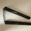 Het kampsport Nunchaku Dragon Mönster svart kampsport Nunchucks rostfritt stål pinnar kung futrainer för nybörjare9970655