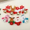 8pcs Christmas Tree Pendant Bell Decoration Santa Snowman Doll Xmas Decor Children's Gift C91787