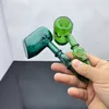 Fumer Pipe Travel Tobacco Hookh Bols Nouvelles couleurs ￠ 2 roues Super Large Hammer Glass Pipe
