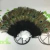 Fluffy Feather Hand Fan Stage Performances Craft Fans Elegant Folding Feathers Fan Party Supplies8105140