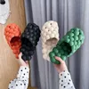 Hot Summer Women Slippers New Personality Bubble Fashion Slippers Home Massage Bottom Women's Sandals 2021 Men Slides WLL1297