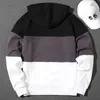 Men's Hoodies & Sweatshirts Handsome Color Matching Cardigan Large Size Sweater Original Heavy Men's Hooded Jacket Autumn And Winter Loo