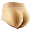 Pantalones de la cadera de la cintura alta para mujeres Altex ropa interior de látex Cachón de cadera falsa de las mujeres Pantalones abdominales de la cadera transpirable