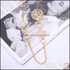 Chains Necklaces Pendants Jewelry 2022 Hollow Crystal Sweater Female Necklace Party Wedding Statement Gold Tree Of Life Long Chain For Wom