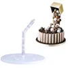 Creative Food Grade en plastique Gâteau Stand Gâteau Structure de support Pratique Fondant Gâteau Chocolat Décoration Moule DIY Outils De Cuisson T200523