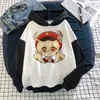 Anime Hoodie Pullover Tops Oversized Sweatshirt Harajuku Game Genshin Impact Zhongli Print Hoodies Women Long Sleeve Hoody Y220713