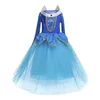 Kinderkleidung Cosplay Prinzessin Kostüm Kinder Ausgefallene Taufkleider Lila Marine Gelb Blau254N2556501