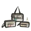 X draagbare waterdichte reistoiletstassen met grote capaciteit make-uptas cosmetica lotion heldere opbergtas