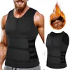 Men's Body Shapers Men Waist Trainer Corset Vest Weight Loss Neoprene Shaper Compression Sweat Slimming Belt Sauna Tank Top Shirt ShapewearM