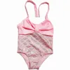 7 styles hot kids One-Pieces swimwear girls sequin bodysuit Mermaid Butterfly Swimsuits kid bikini ruffle Beach Sport bathing suits Children