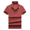Mens Fashion Polo Shirts Luxury Italian Men Casual Polos Classic Designer Short Sleeve Lapel Top Summer T Shirts