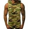 Erkek hoodies tank üst kolsuz kas spor salonu spor ince yelek vücut geliştirme kapüşonlu hip hop sokak kıyafeti egzersiz elastik erkek tank üst 220527
