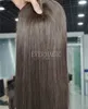 New Coming Stock Balayage Color Virgin Human Hair Toppers Mono With Open Weft Base for hairloss Women7879207