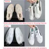 100Pcs Non-Woven Shoe Dust Covers Dustproof Drawstring Clear Storage Bag Travel Pouch Bags Home Organization 220427