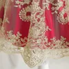 Girl's Dresses Wedding Party Princess Dress For Flower Girls Baby Girl 1st Birthday Red Ball Gown 0-24M Infant Bowknot Christmas Fluffy Cost