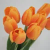 Single Branch Lafite Tulipan Faux Floral Hand Moisturizing Symulacja Kwiat Stół Stół Umierzenie Fałszywe Kwiaty Dekoracje Ślubne Kwiaty