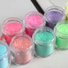 10st Pink Sugar Powder Nail Glitter Sparkly Candy Colorful Bulk Fine Pigment Dust Kit för Manicure Gel Nagel Art Decorations 220525