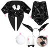 Anime My Dress Up Darling Cosplay Marin Kitagawa Costumi Bunny Girl Uniformi da donna Parrucca Set completo Halloween220505