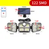 Feestbenodigdheden Nieuwe zonne -licht Split sensor Wandlicht Outdoor Garden Waterdichte Home Garage Street Lights