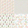 Gift Wrap Cute Scrapbook Stickers DIY Journaling Paper Sheets 24Pcs Scrapbooking Supplies Kit 6 Inch Single-Sided Pattern For Scrapb
