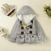 Baby Boys Jacket Clothes New Winter 2 Color Outerwear Coat Thick Kids Clothes Children Clothing With Hooded Retail 290b271u3870702