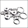 Anahtar Yüzükler Noosa Snap Duthun Mücevherleri 18mm Düğmeler Zincirleri Erkekler İçin Yüzük Kadın Zencefil Çeker