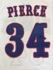 Sjzl98 34 Paul Pierce Kansas Jayhawks Basketball Jersey White Blue Embroidery Stitched Any Name And Number