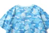 メンズサメのTシャツとポロシャツ夏の高品質カジュアルティーンファッションプリント服メンズトップクラシックショートスリーブサイズM-2XL -1389