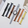 الساعات الفاخرة جلد حقيقي سليم لون الصلبة الأشرطة الذكية ل iwatch 6 5 4 41mm 45mm ل Apple Watch Serie 7