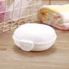 Boîte à savon de voyage en plastique avec couvercle, Portable, étanche, salle de bain, macaron créatif, porte-savon, étui de support, 5 couleurs