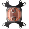 Black Fans Coolings Transparent cover computer CPU water cooler 50 mm