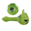 Smoking Pipe Christmas limited bucky pipe for smoke wee green small silicone hand pipes smoking