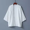Vêtements ethniques Geskeey Vintage Ice Stripe Kimono Style Manteau Hommes Japonais Cardigan Taoïste Lâche Quatre Saisons FemmeEthnique