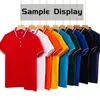 Zomer Polo -shirts Men S Kleding Custom Print Casual Fashion Korte mouw reverse werkkleding Team Design 220722
